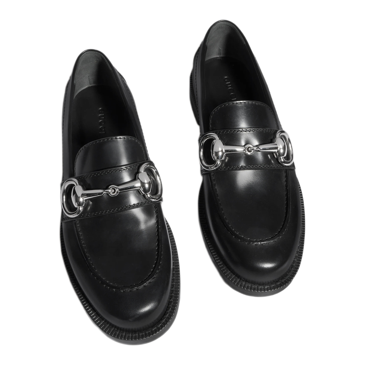 MAYFEYR - Gucci - Black Shiny Leather Flat Shoes - 87518017X001000