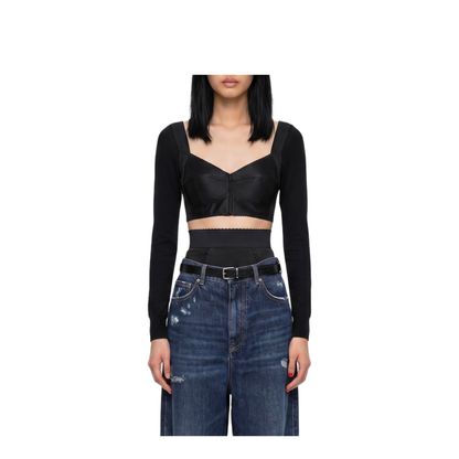 MAYFEYR - Dolce & Gabbana - Top Bustier In Satin - F7CH6TGDEB8N0000