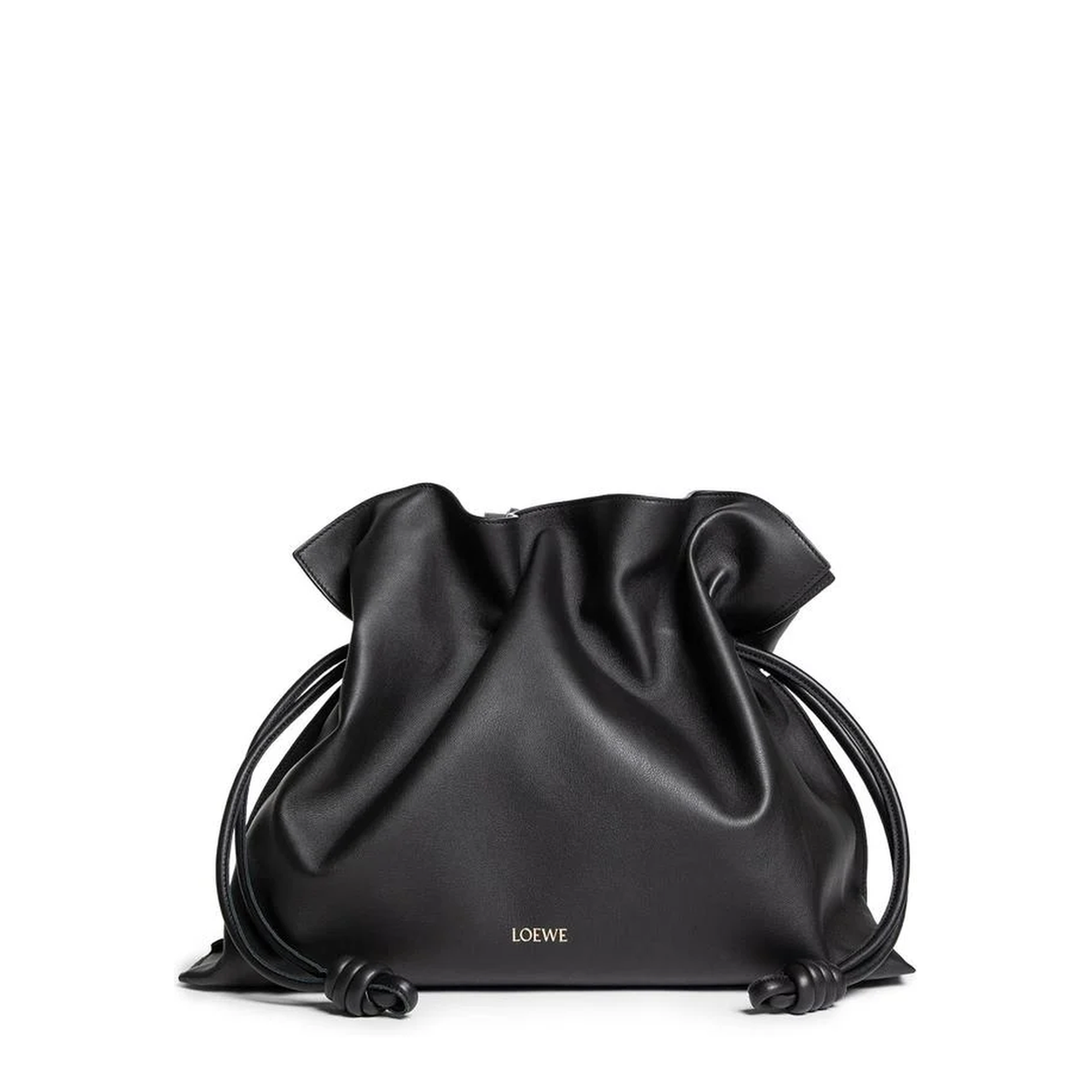 Flamenco Clutch XL in Nappa - Black