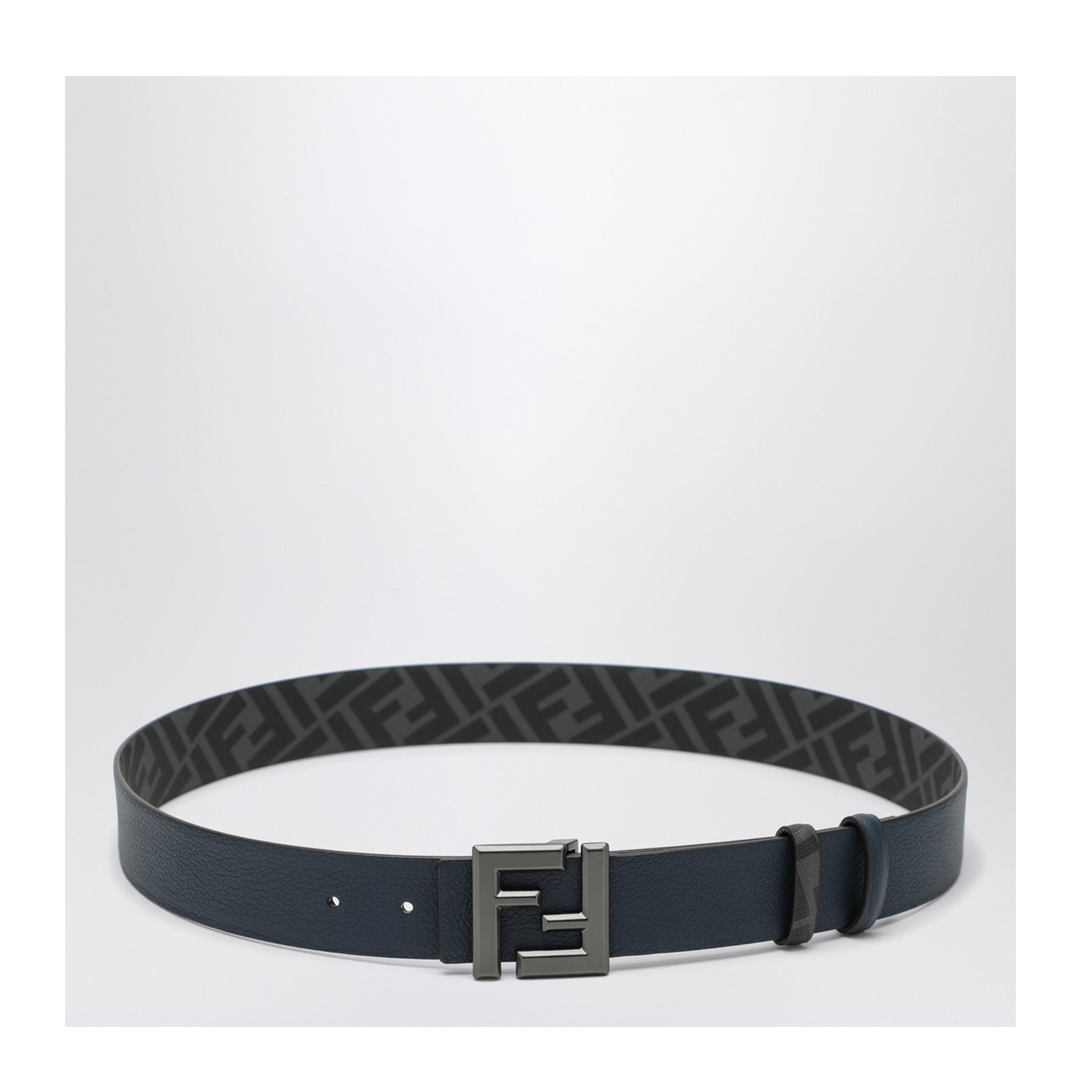 Squared FF Belt Leather Blue