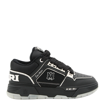 Leather Mesh Sneakers