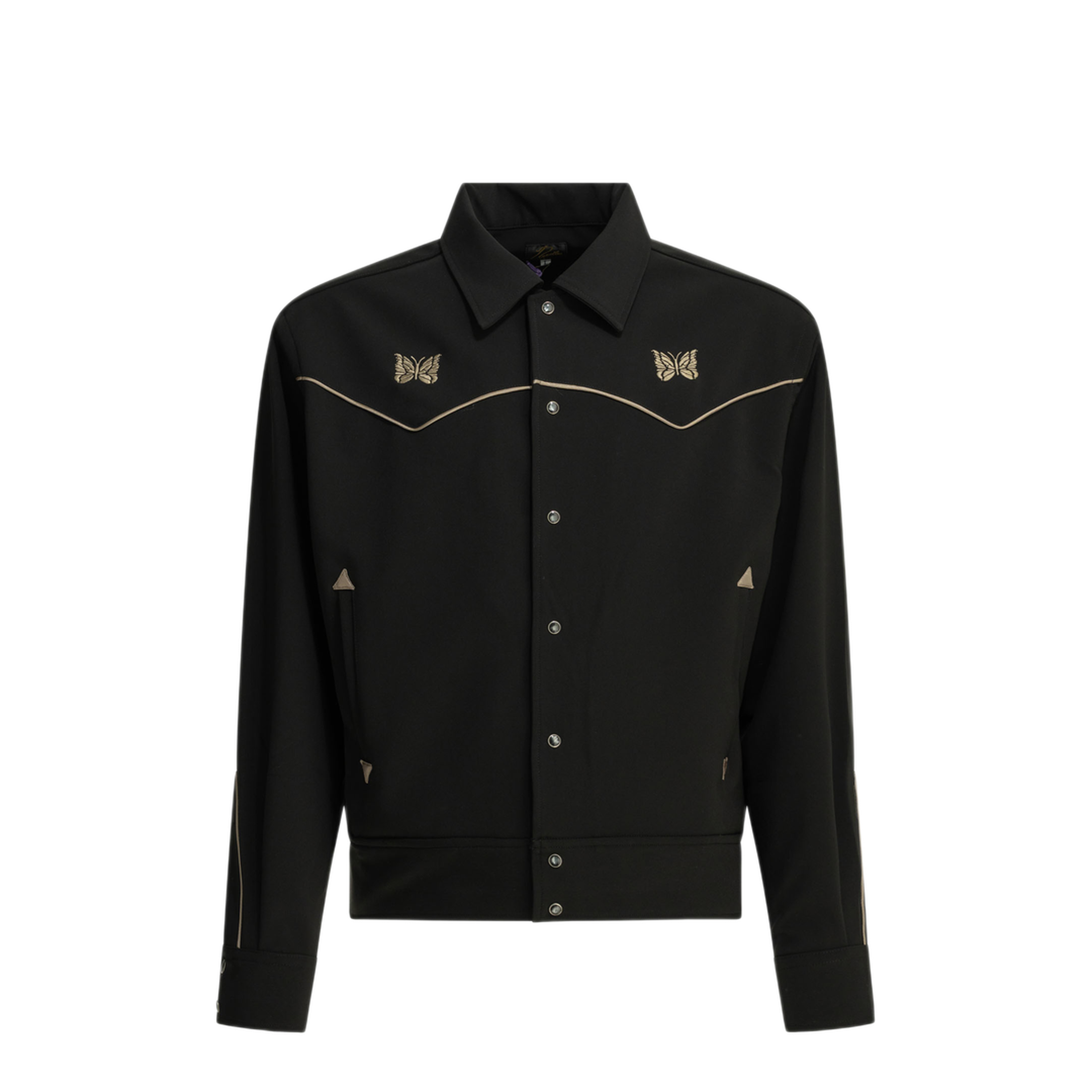 MAYFEYR - Needles - Piping Cowboy Overshirt Jacket - SX223CBLACK