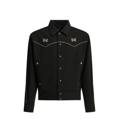 MAYFEYR - Needles - Piping Cowboy Overshirt Jacket - SX223CBLACK
