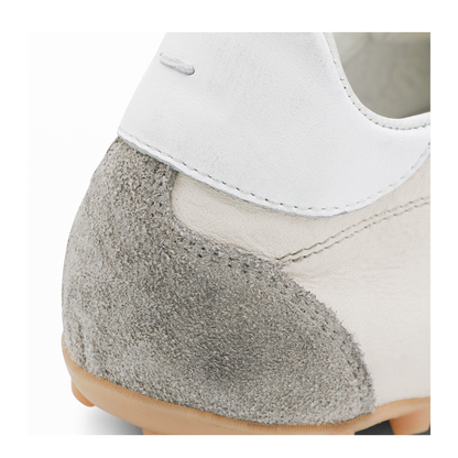 Sprinters Sneakers In Cream Leather And Vintage Suede