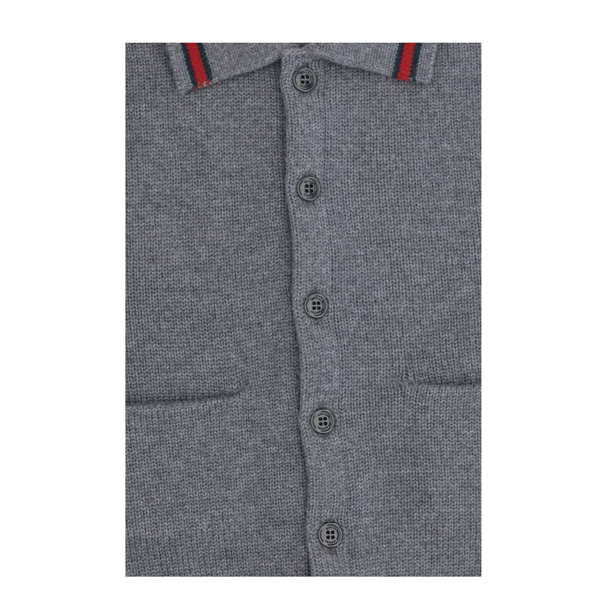 MAYFEYR - Gucci - Wool Polo Cardigan For Girl - 865583XKFJE1155