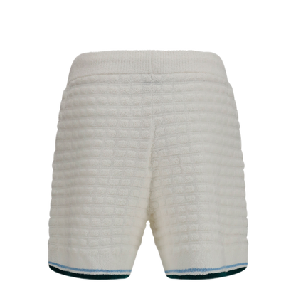MAYFEYR - Casablanca - Boucl Tennis Shorts - MPF26KW144101WHITE