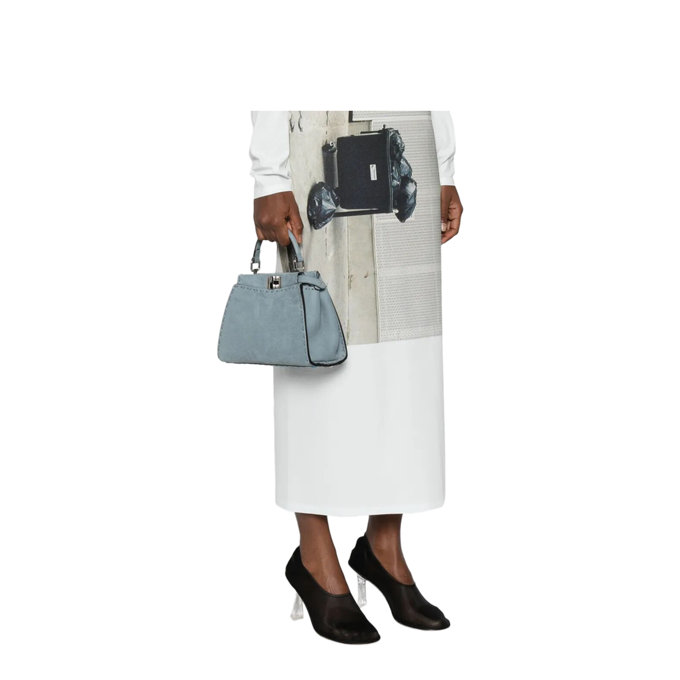 MAYFEYR - Fendi - Peekaboo Iseeu Mini Suede Bag - 8BN244AVQQ