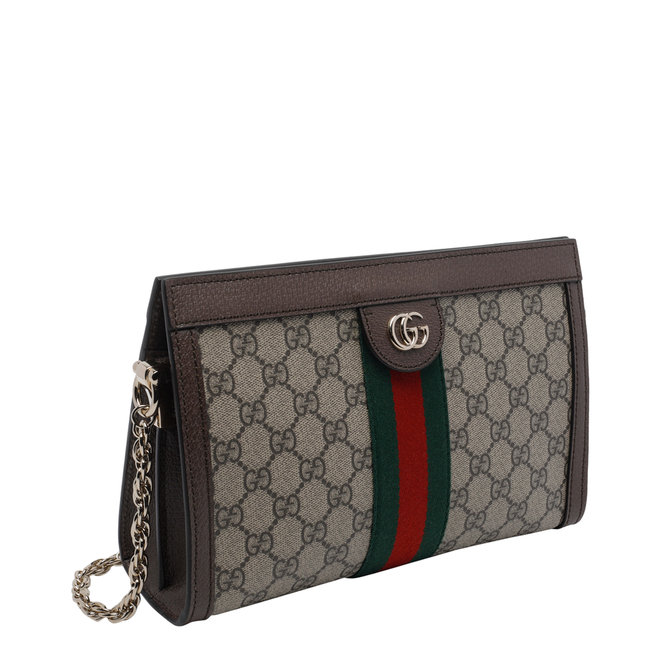 Ophidia Medium Shoulder Bag - Beige/Brown