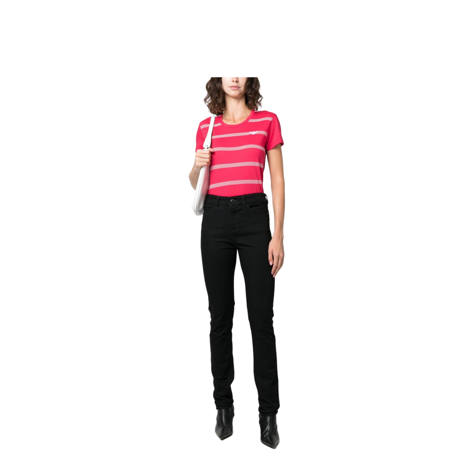 High-rise Skinny-leg Jeans in Comfort Denim