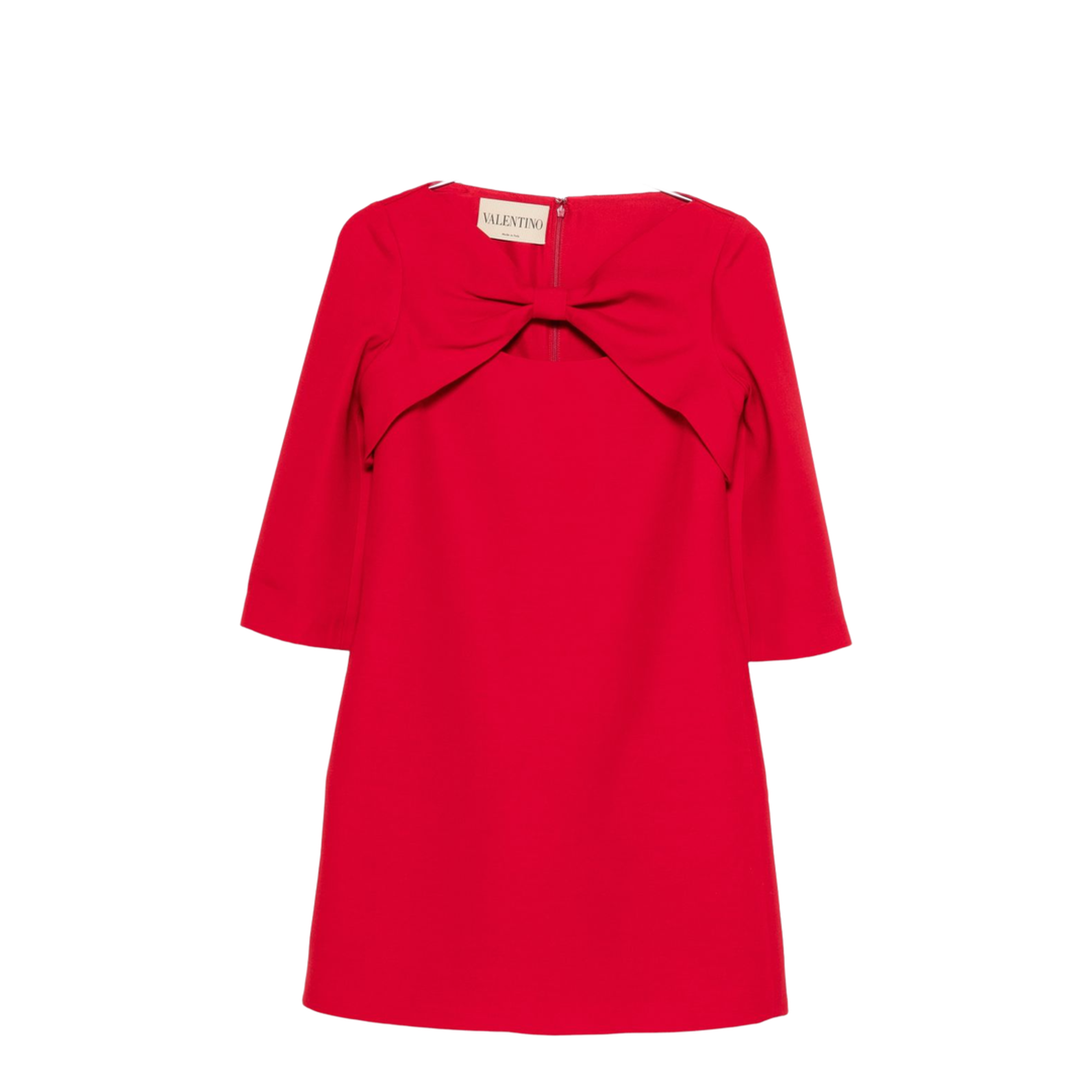 valentino silk mini dress WOOL AND DRESS, RED / 40 Redmond Size:Royal 150'' its been made in Women's Little Black Dresses