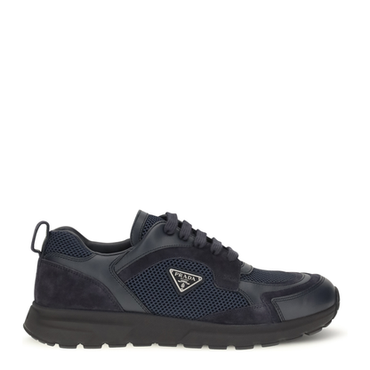 MAYFEYR - Prada - Prax Leather And Fabric Sneakers - 2EE489FG0003ZQDF0008