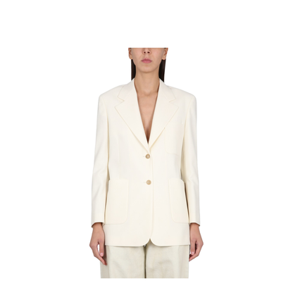 Blazer with Knit Detail