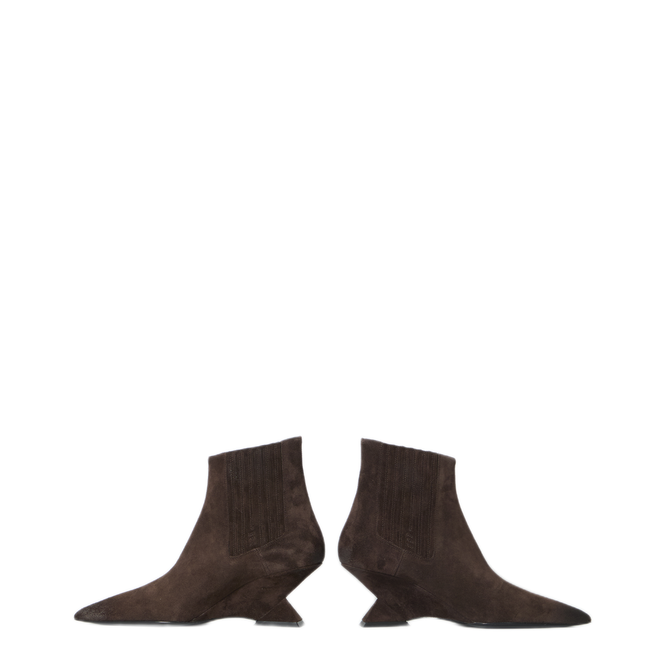 MAYFEYR - The Attico - Cheope Dark Brown Ankle Boots - 261WSH00921108AA204