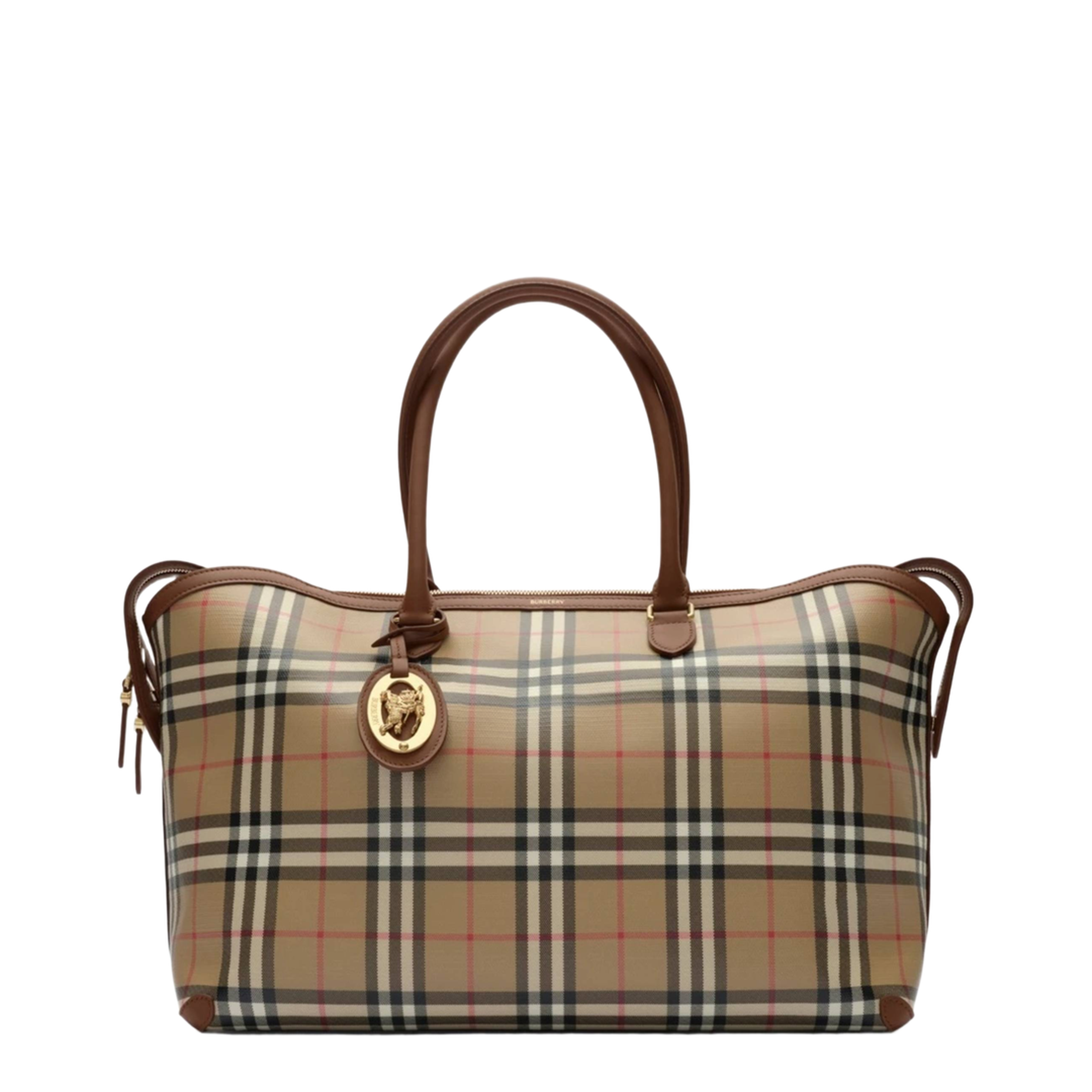 MAYFEYR - Burberry - Tote Media Check With Zipper - 8129035A7026