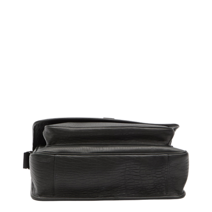 Niki Small Leather Crossbody Bags - Black