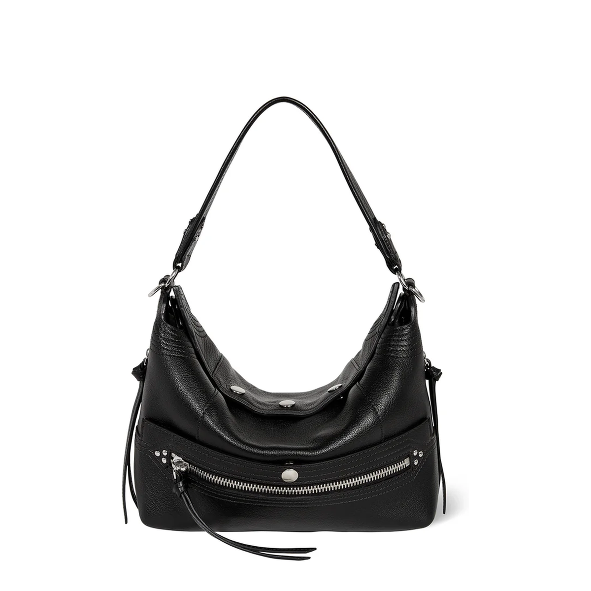 MAYFEYR - JÉRÔME DREYFUSS - Lucky Hobo Tote Bag - 45LUCKHOBUNOIRSILVER