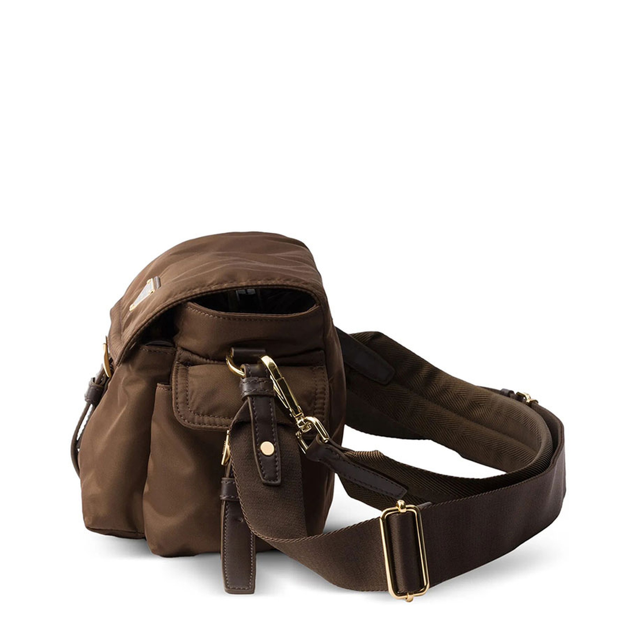 MAYFEYR - Prada - Explore Medium Re-Nylon Shoulder Bag With Flap - 1BD394VNOORDLNF0038