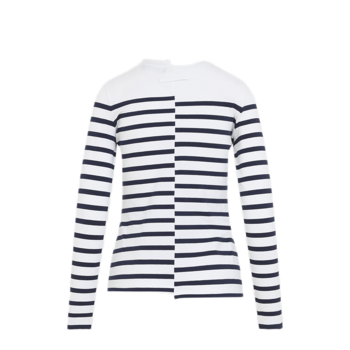 MAYFEYR - Jean Paul Gaultier - Stretch Cotton Asymmetric Long Sleeve Top - 2604WTO459J0640159