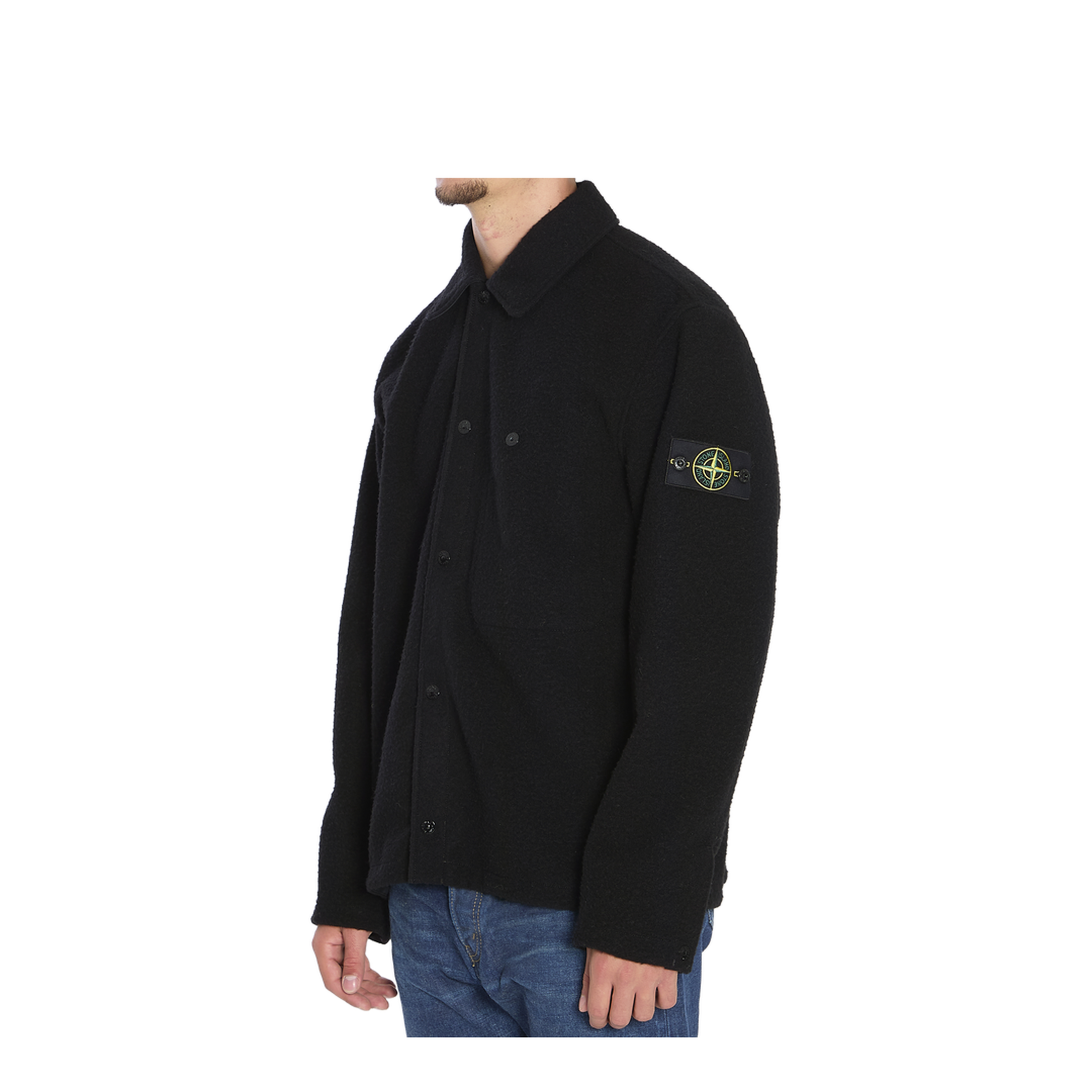 Overshirt in Wool Blend