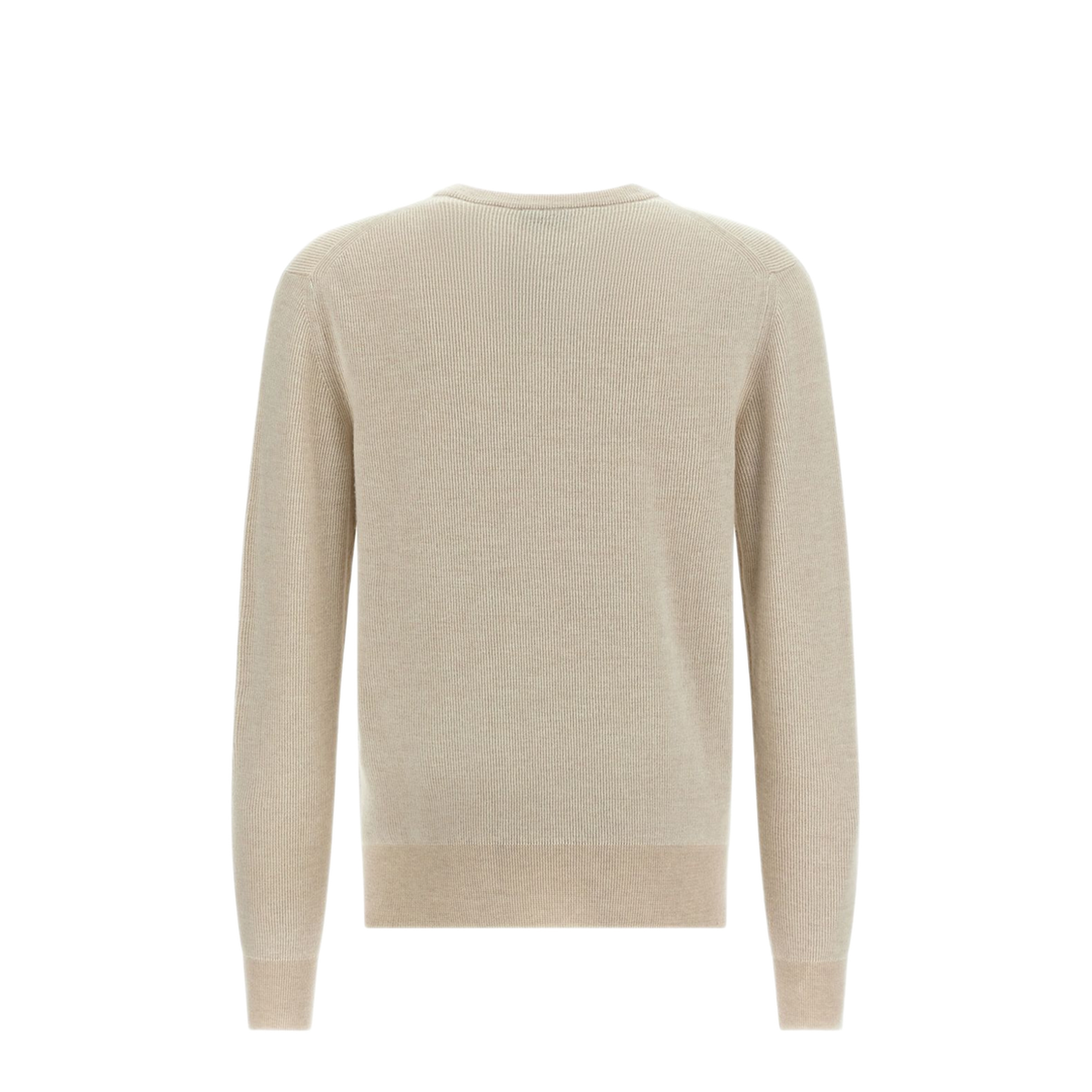 MAYFEYR - Brioni - Beige Cashmere Wool Blend Crewneck Sweater - UMQ90LOCK129790