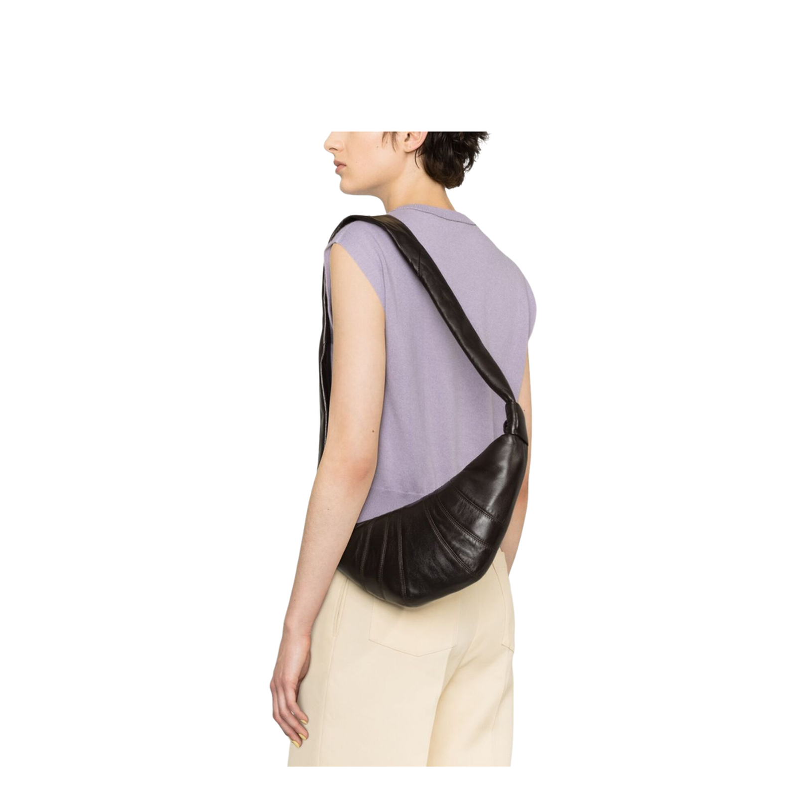 Croissant Small Leather Shoulder Bag