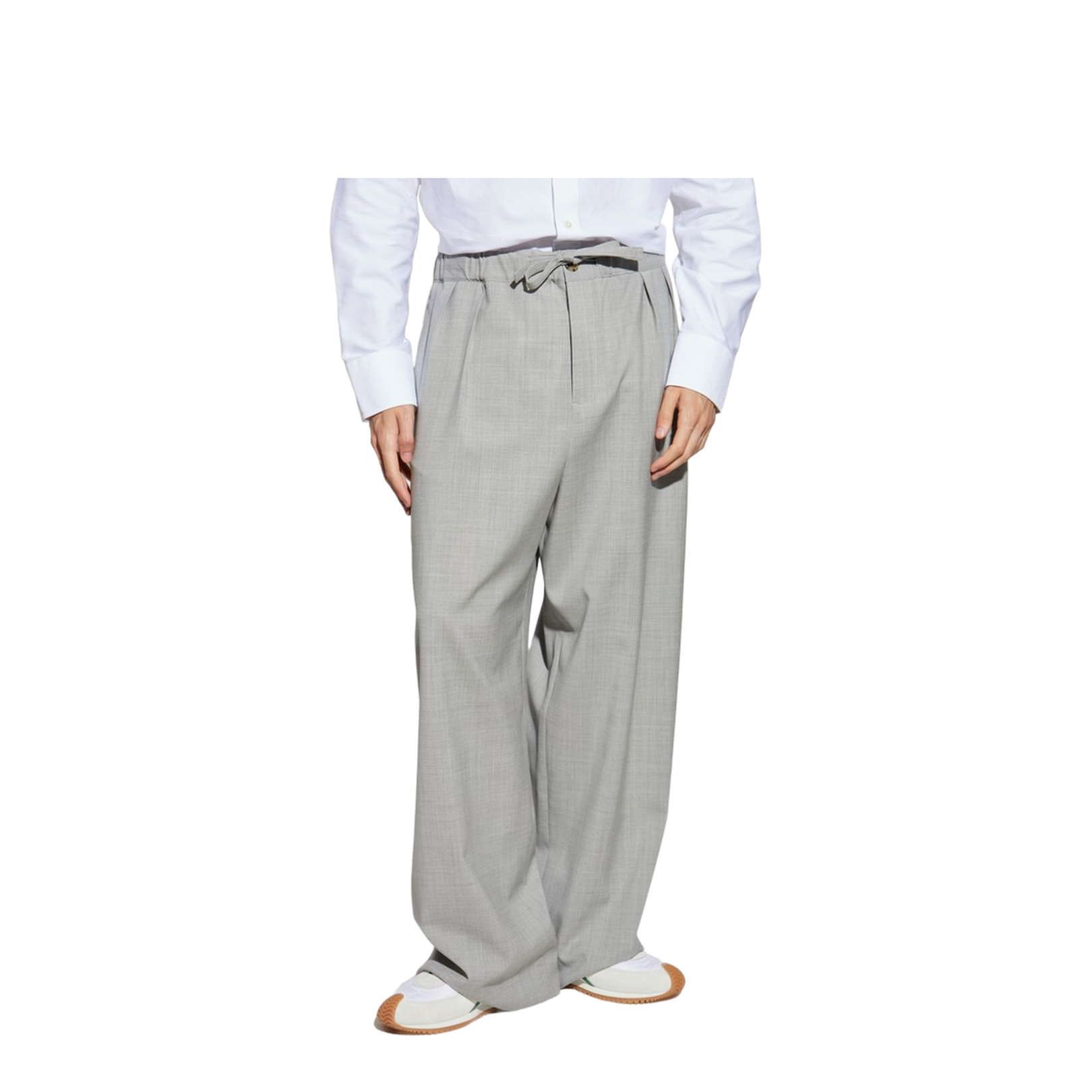 Drawstring Trousers Grey