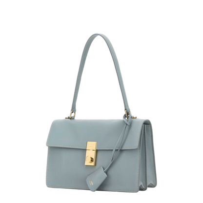 Powder Blue Leather Handbag