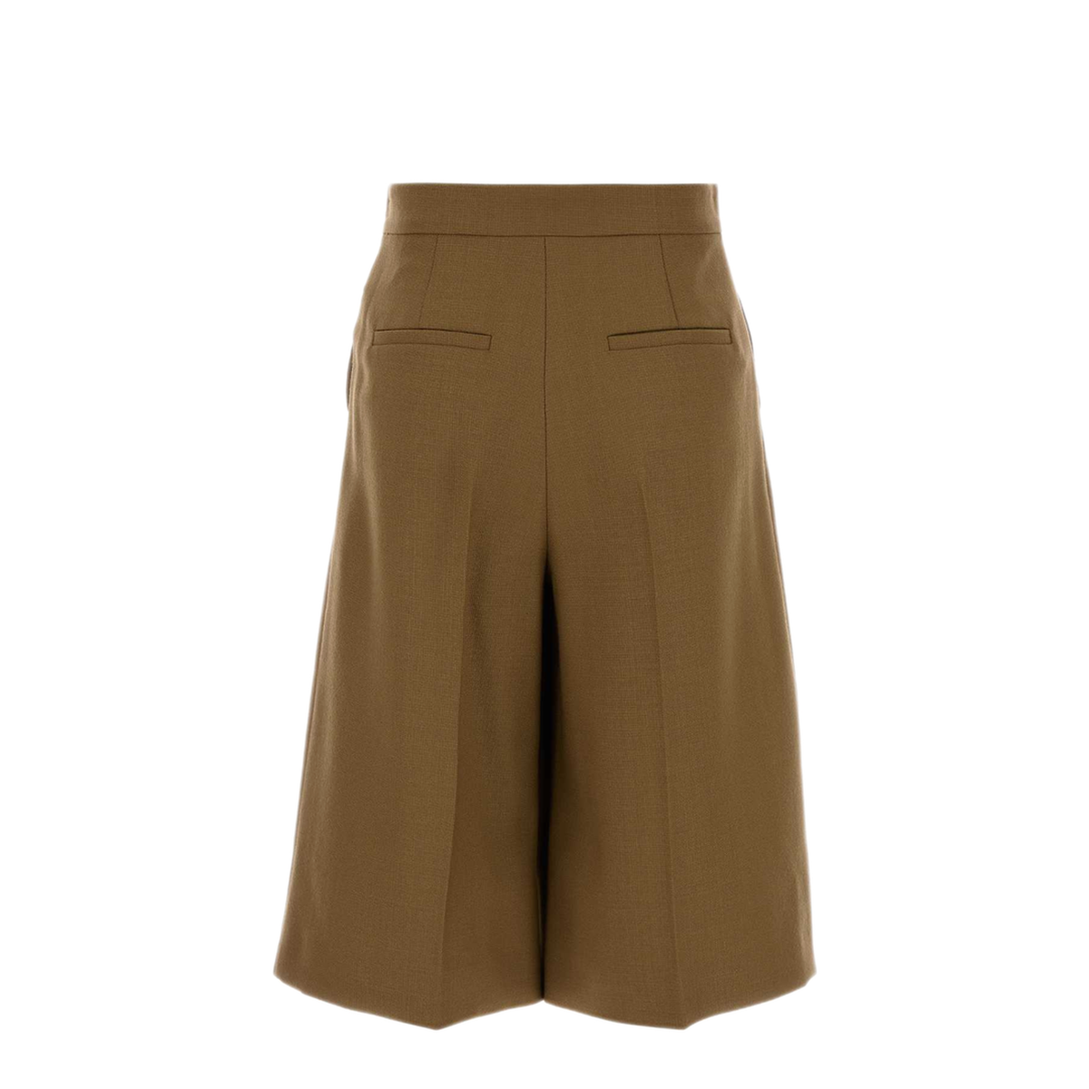 MAYFEYR - Max Mara - Biscuit Wool Superbo Bermuda Shorts - 2621136171600001