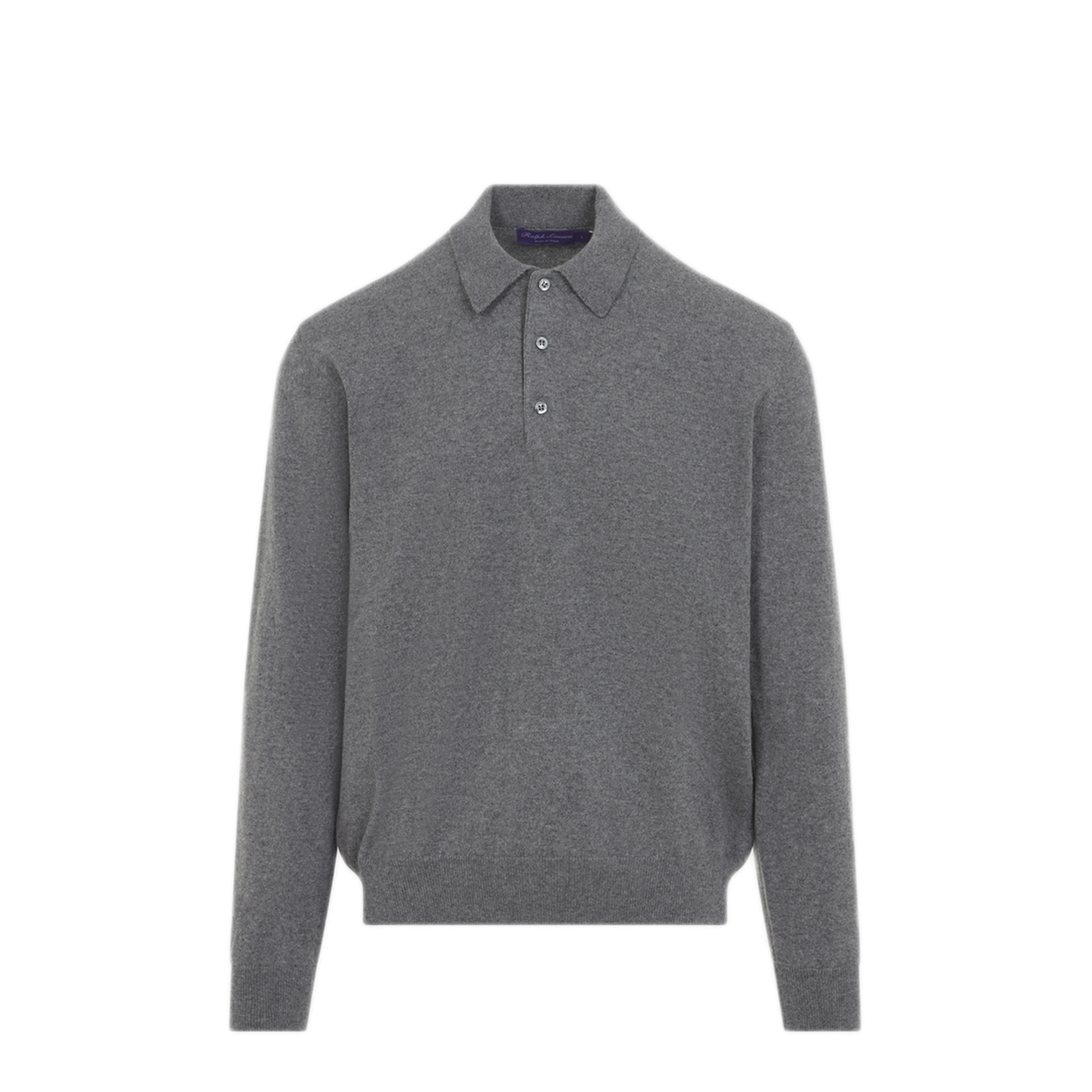 MAYFEYR - RALPH LAUREN PURPLE LABEL - Long Sleeve Knit Polo - 790P22444001MEDIUM