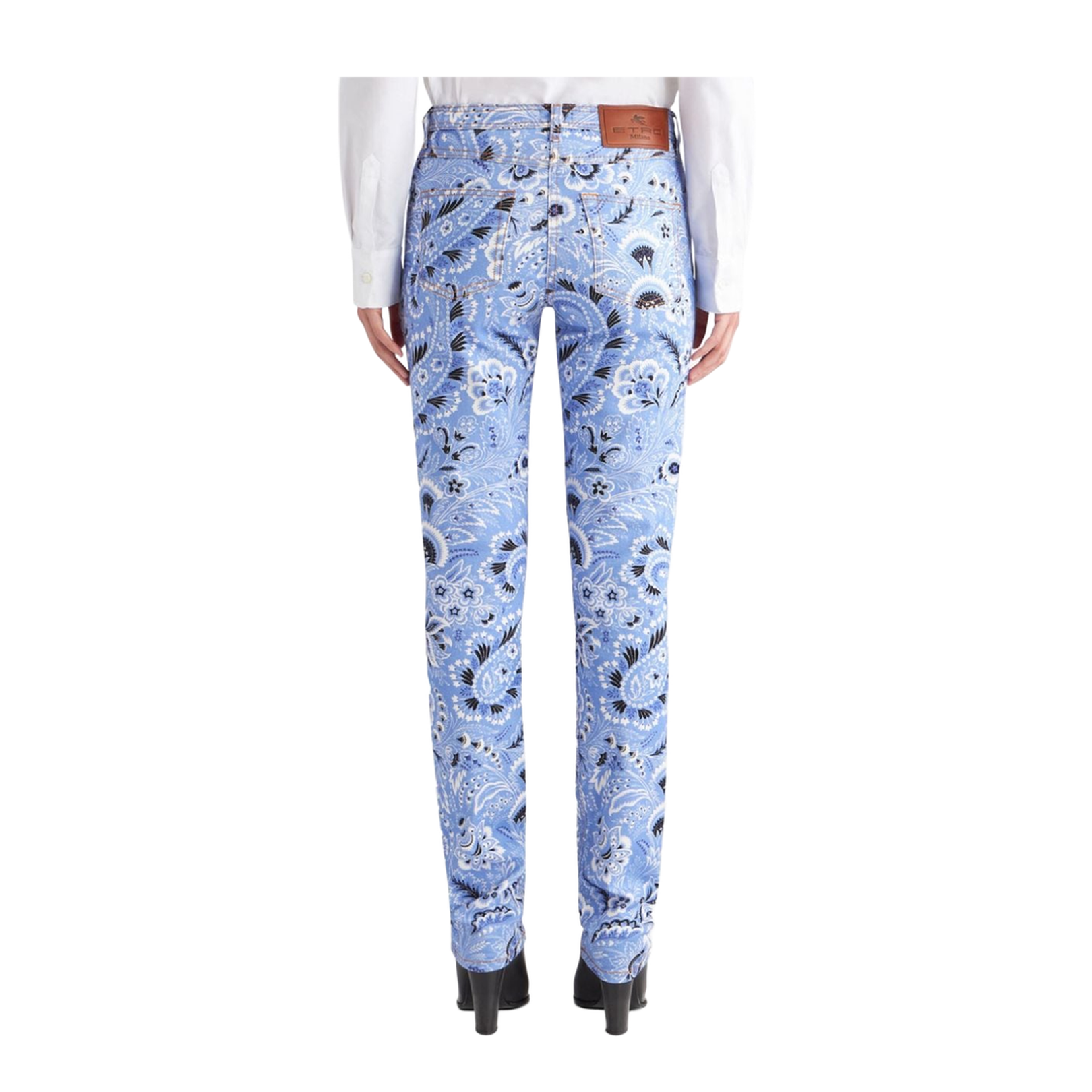 Mid-Rise Skinny Cut Denim Jeans