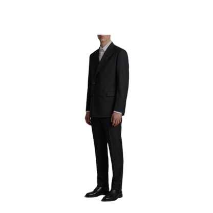 MAYFEYR - Lardini - Black Feeling Double Breasted Suit - AC5934ECN64414999
