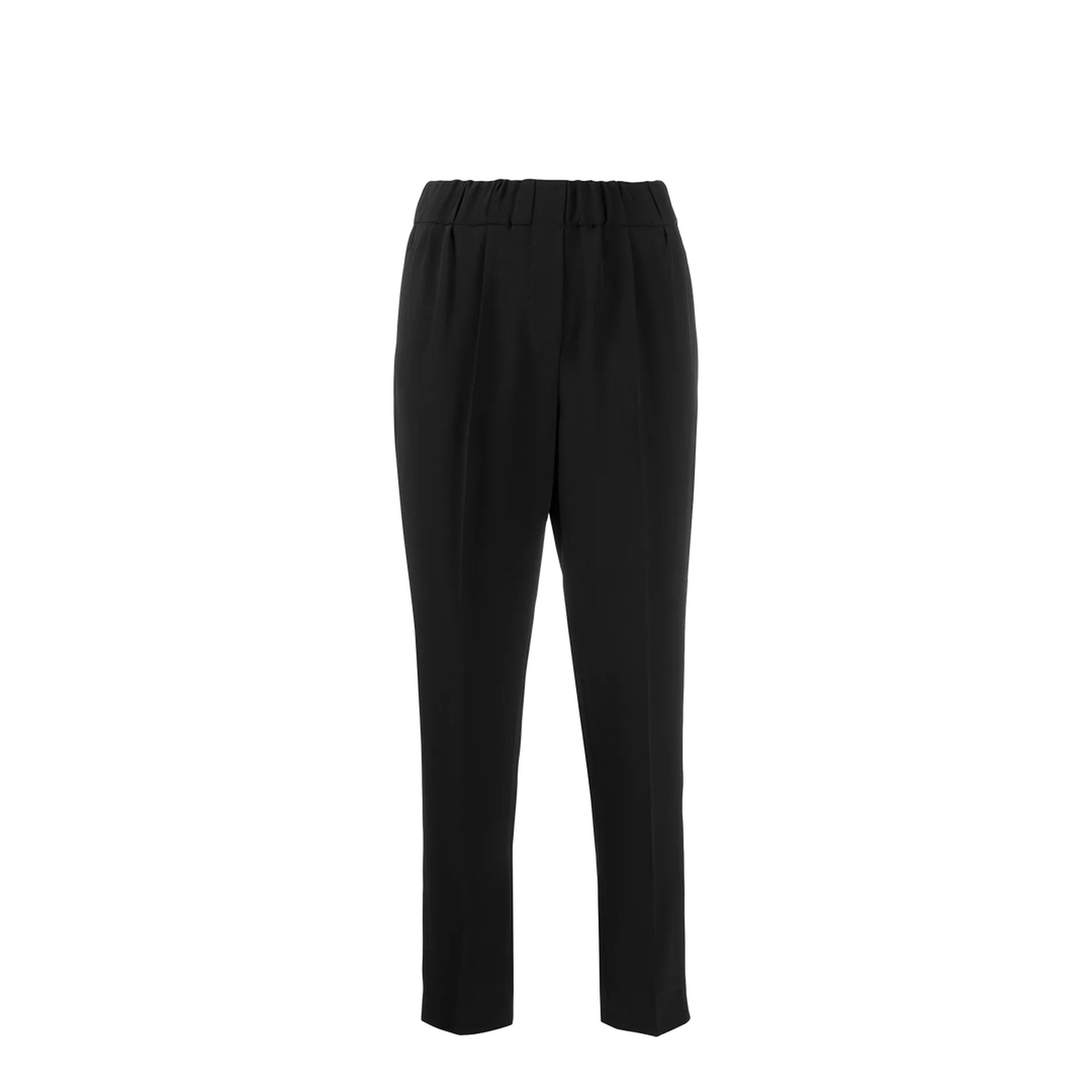 Black Silk Trousers