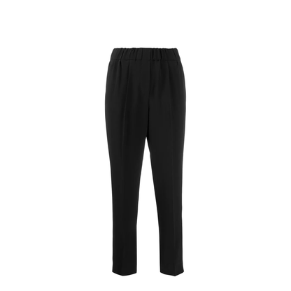 Black Silk Trousers