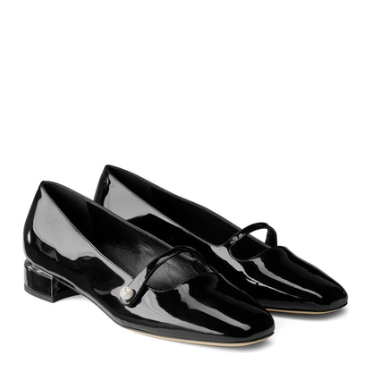 MAYFEYR - Jimmy Choo - Flat Shoes Black - ELISABALLERINAPATBLACK