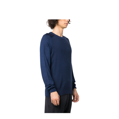 Logo-embroidered Crewneck Knitted Jumper