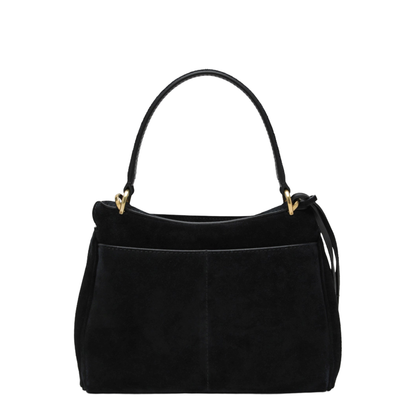 Black Suede Mini Rodeo Handbag