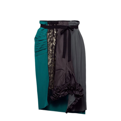 MAYFEYR - Prada - Technical Taffeta Patchwork Skirt - P147IGSOOO19QWF063H