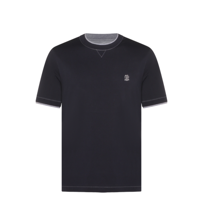 Logo Cotton T-Shirt Black