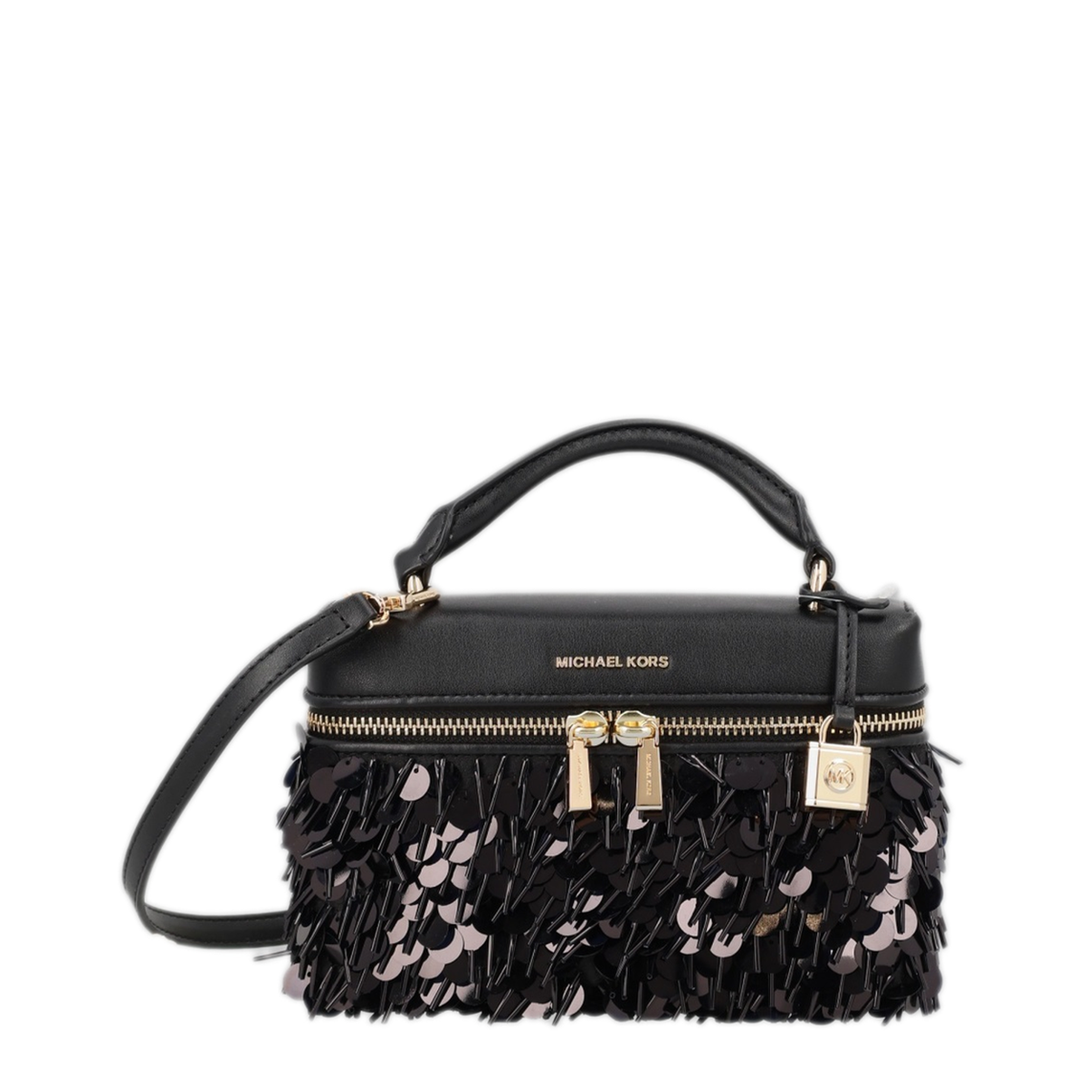 MAYFEYR - MICHAEL BY MICHAEL KORS - Borsa Jana Extra Small Con Paillettes - 32F6GQ1C0Y001BLACK