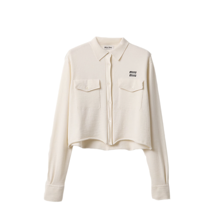 MAYFEYR - Miu Miu - Cashmere Shirt - MMF945SOOO16OGF0009