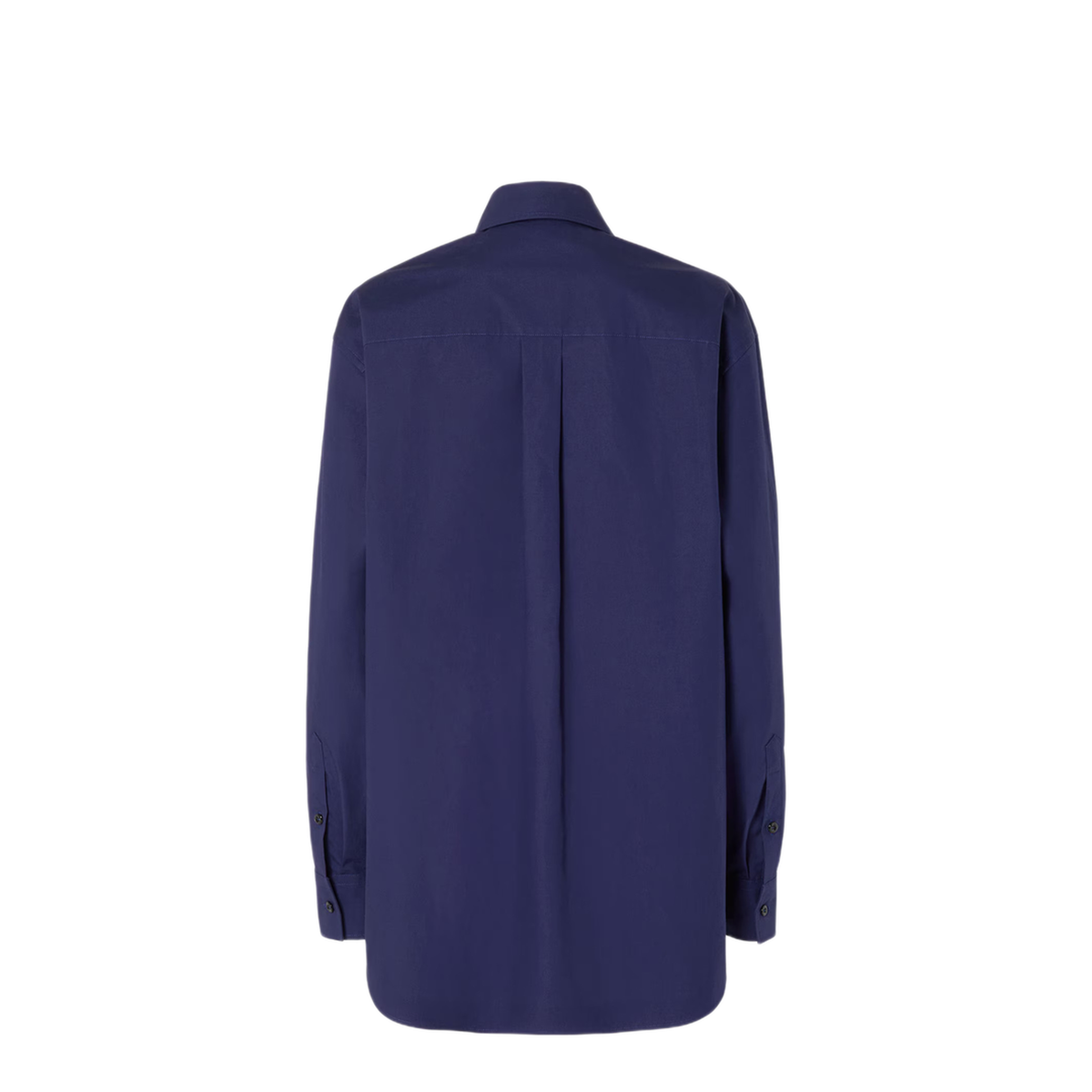 Dark Blue Poplin Shirt