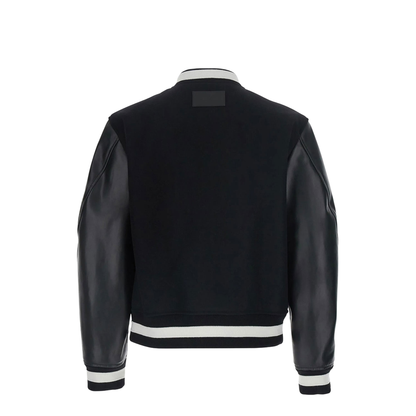 MAYFEYR - Givenchy - Wool And Leather Varsity Jacket - BM01JM6Y43