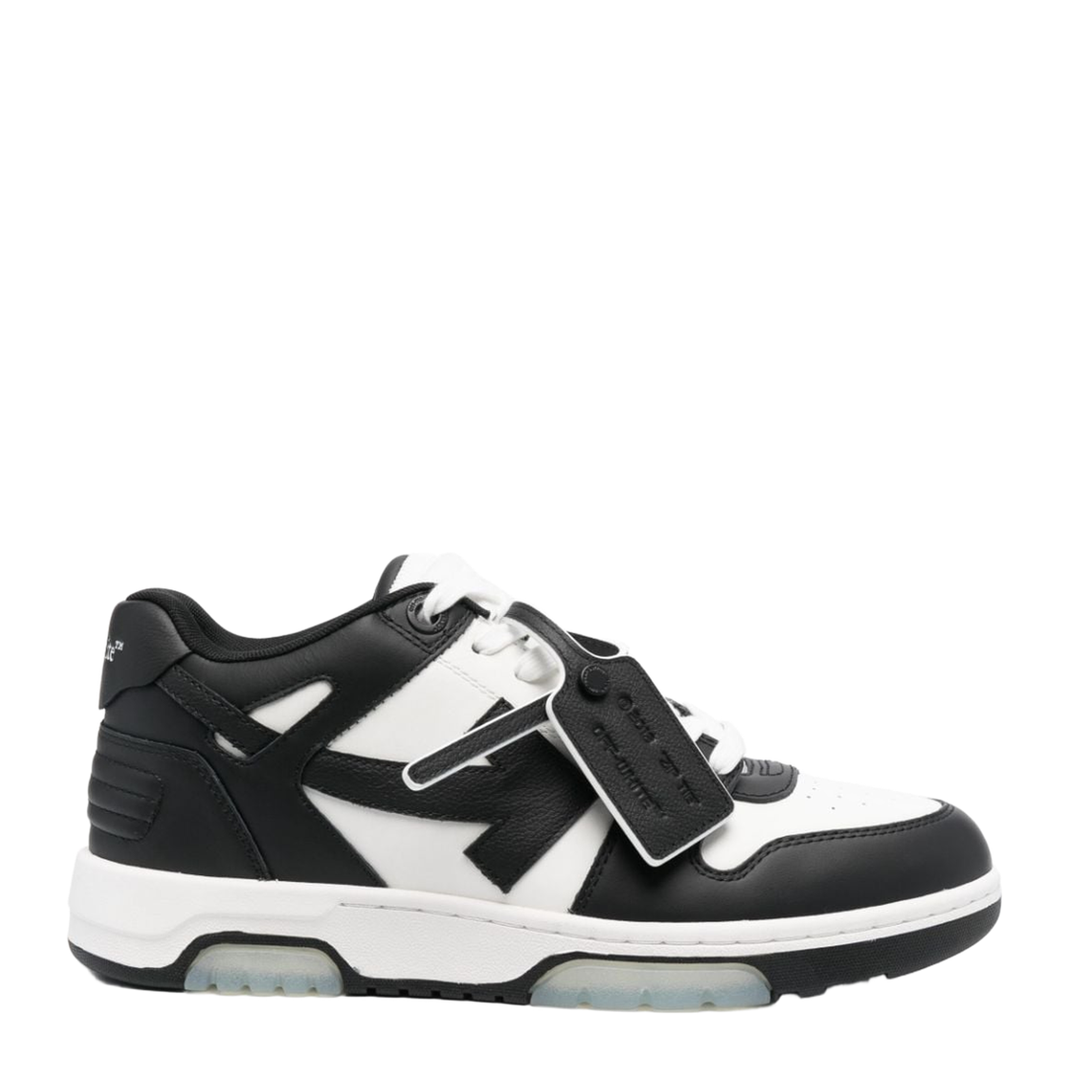 Out Of Office Leather Sneakers - Black