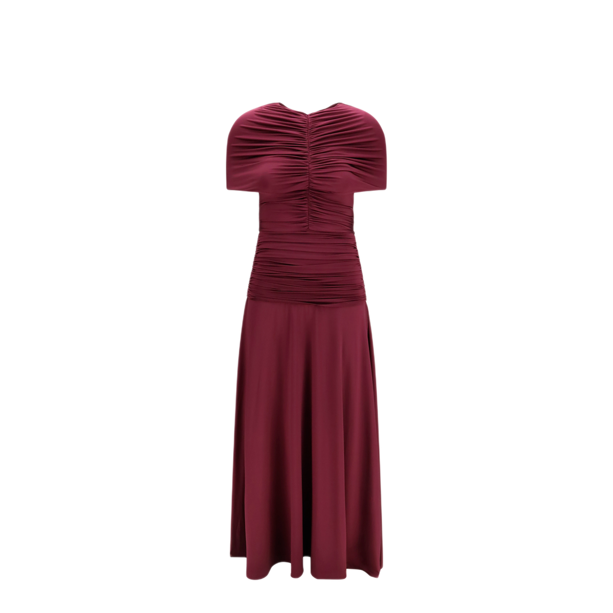 Gathered Jersey Dress