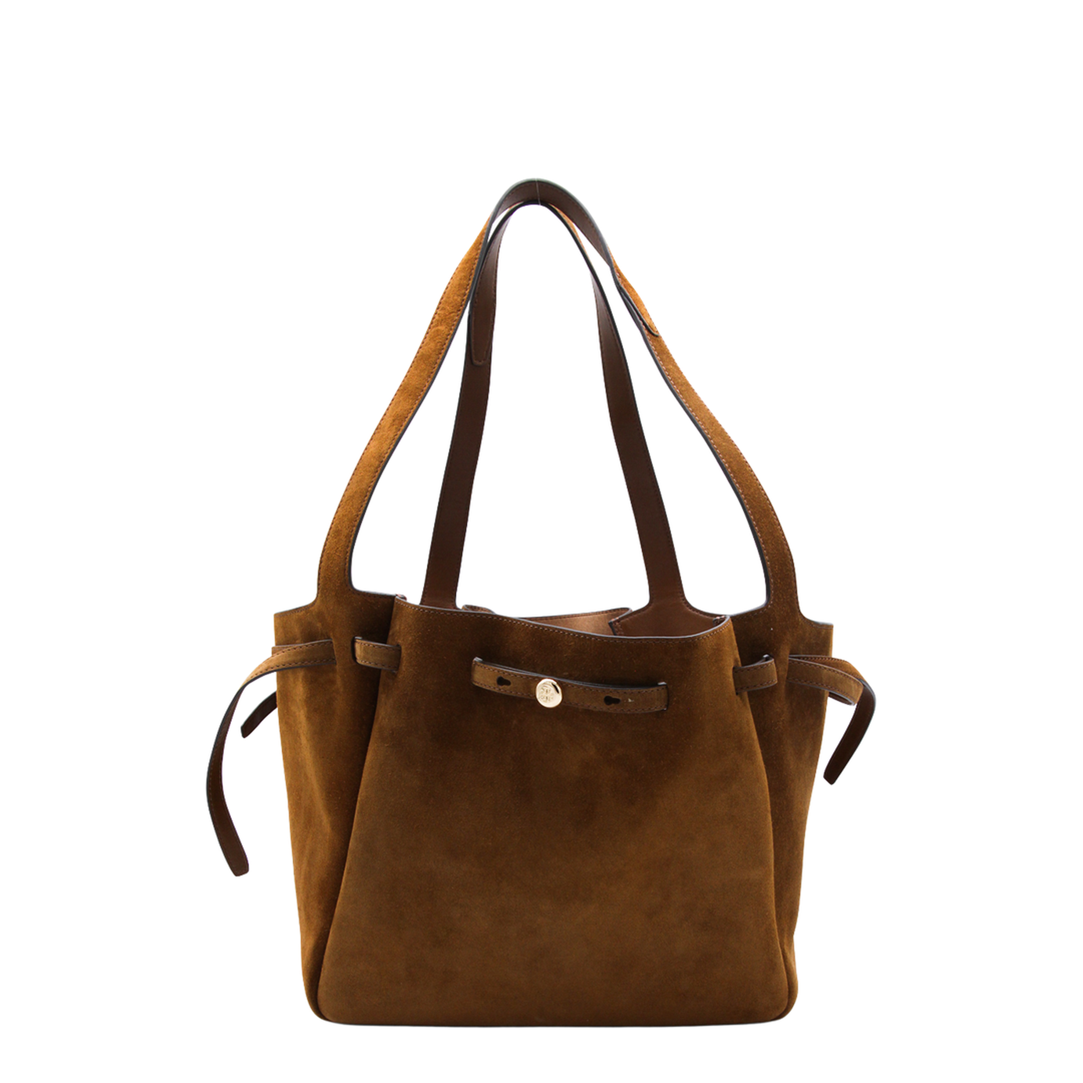 Romy Leather Shoulder Bag - Brown