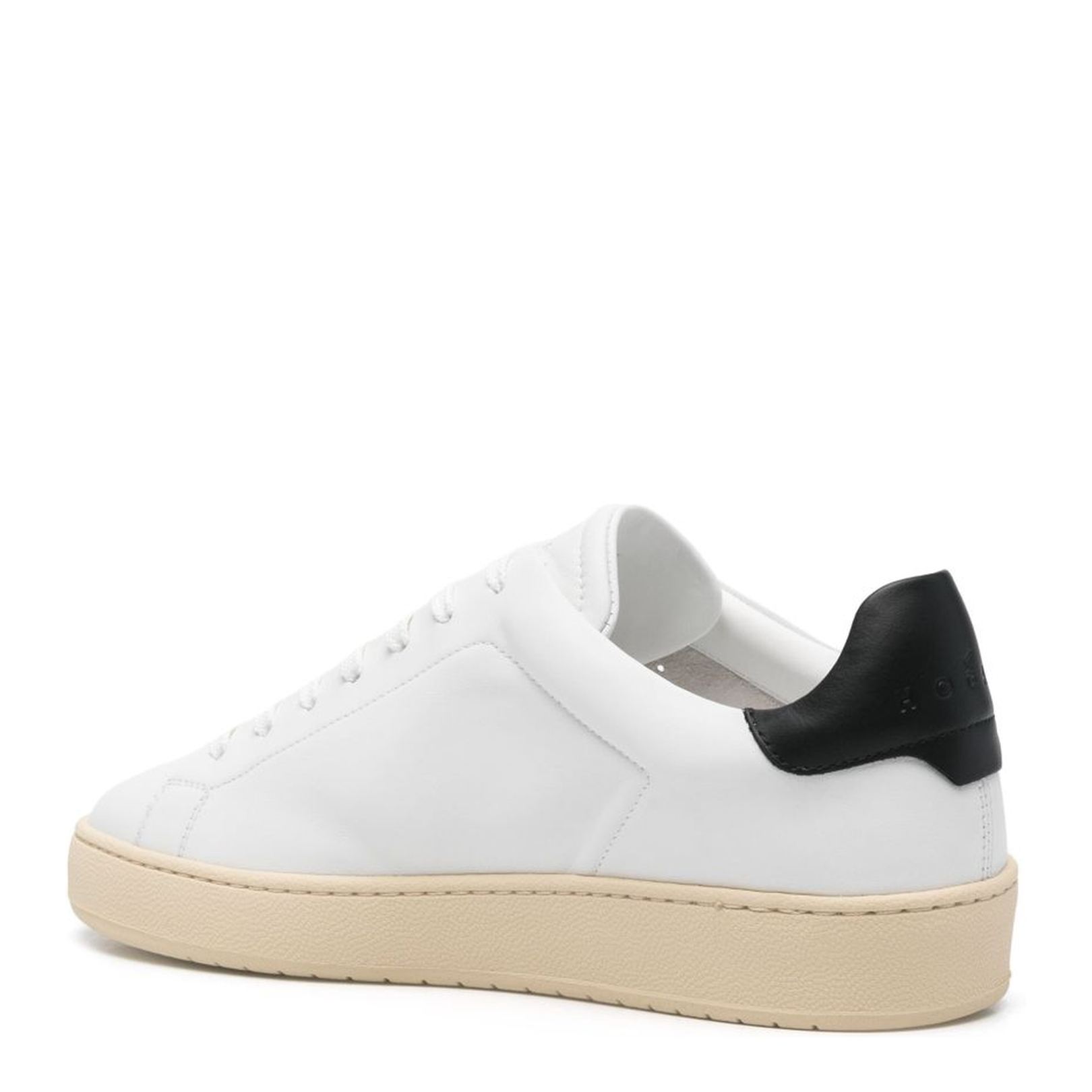 Black and White Leather Sneaker