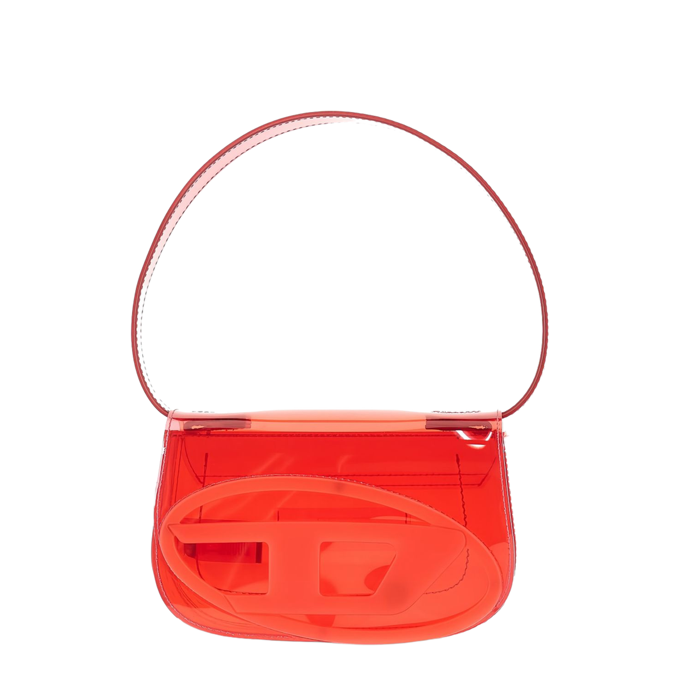 1DR Transparent TPU Shoulder Bag - Red