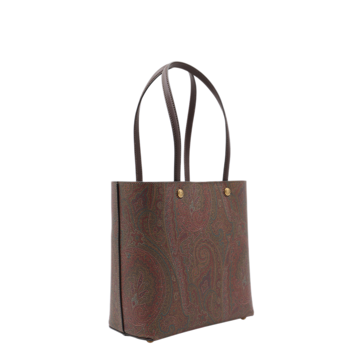 Essential Medium Jacquard Cotton Tote Bag - Brown