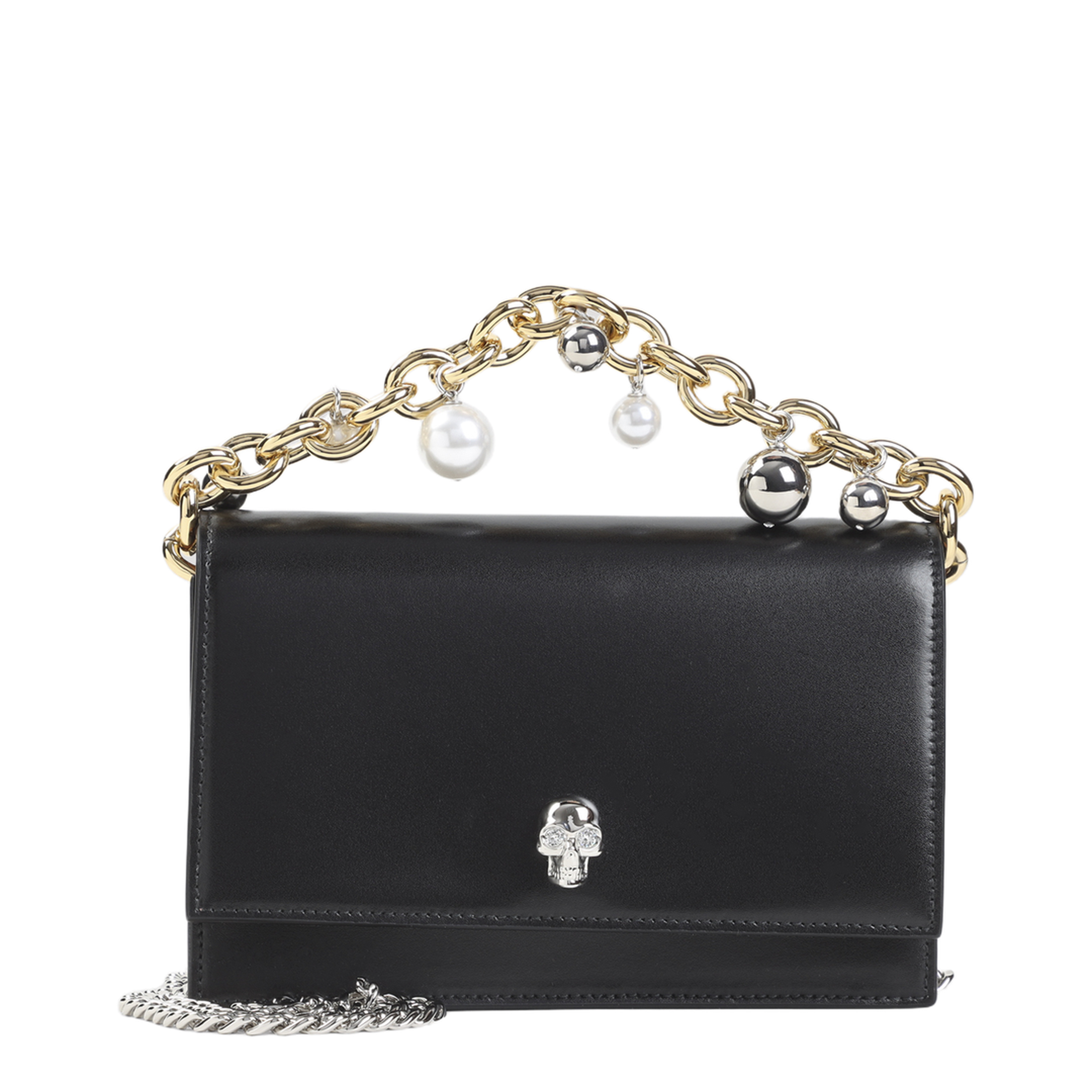 MAYFEYR - Alexander Mcqueen - Small Skull Clutch - 856329C8ZXX