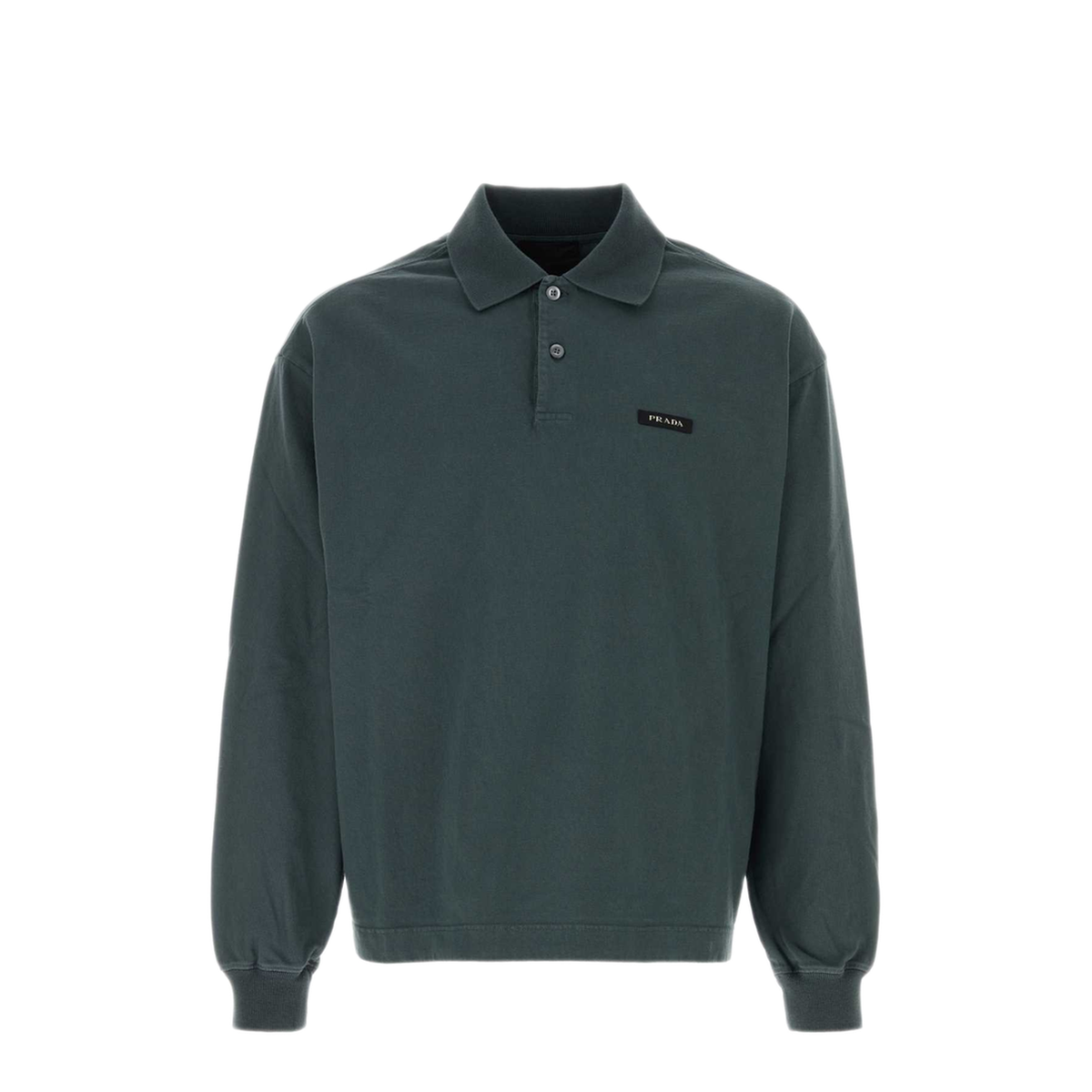 MAYFEYR - Prada - Petrol Blue Cotton Polo Shirt - UJL48DSOOO6281F0086